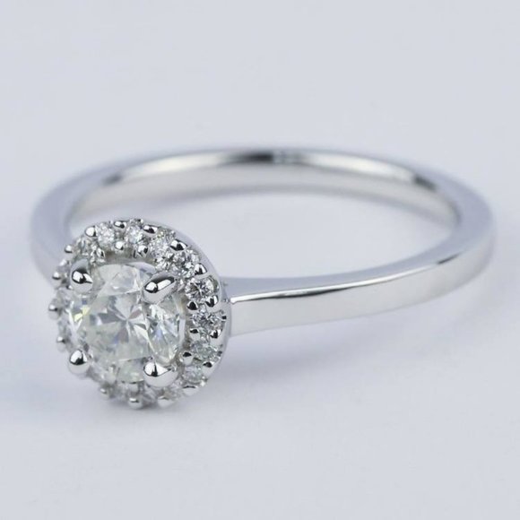 IGI 0.70Ct Round Lab Grown Diamond Engagement Ring - Picture 3 of 4